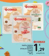 Conad - Pasta Fresca Ripiena Sfoglia Sottile