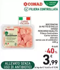 Conad - Bocconcini Di Petto Di Pollo Percorso Qualità