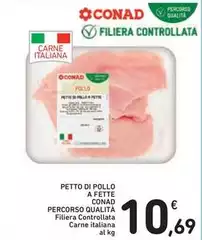 Conad - Petto Di Pollo A Fette Percorso Qualità