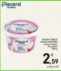 Conad - Yogurt Greco Piacersi
