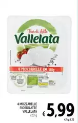 Vallelata - 4 Mozzarelle Fiordilatte