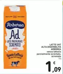 Arborea - Latte UHT Alta Digeribilità Arborea - Latte UHT Alta Digeribilità
