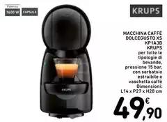Krups - Macchina Caffé Dolcegusto Xs KP143B