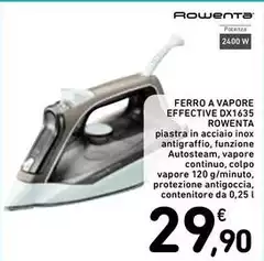 Rowenta - Ferro A Vapore Effective DX1635