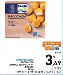 Frosta - Bocconcini Di Merluzzo D'alaska Frosta - Bocconcini Di Merluzzo D'alaska