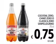 San Pellegrino - Cocktail Zero, Chino Zero O Classica Zero