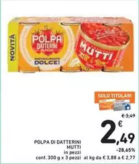 Mutti - Polpa Di Datterini