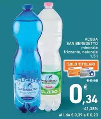 San Benedetto - Acqua