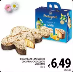 Melegatti - Colomba Al Limoncello Di Capri O Cioccolato