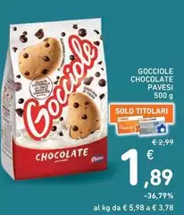 Pavesi - Gocciole Chocolate