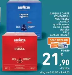 Lavazza - Capsule Caffè Compatibili Nespresso Lavazza - Capsule Caffè Compatibili Nespresso