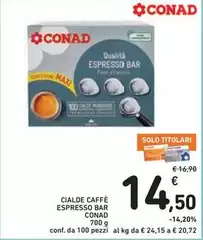 Conad - Cialde Caffè Espresso Bar Conad - Cialde Caffè Espresso Bar