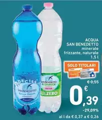 San Benedetto - Acqua