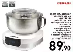Ferrari - Robot Impastatrice Gourmet G20145 Ferrari - Robot Impastatrice Gourmet G20145