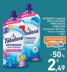 Fabuloso - Detersivo Liquido Per Lavatrice Profumato