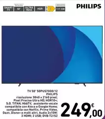 Philips - Tv 50" 50pus7000/12