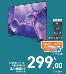 Samsung - Smart Tv 55" UE55U8000 Samsung - Smart Tv 55" UE55U8000