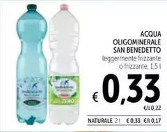 San Benedetto - Acqua Oligominerale