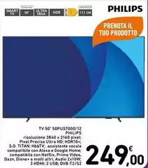Philips - Tv 50" 50pus7000/12