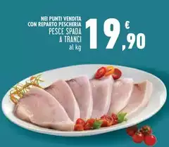 Pesce spada a tranci