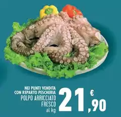 Polpo Arricciato Fresco