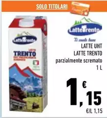 Latte trento - Latte UHT