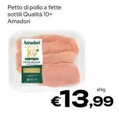 Amadori - Petto Di Pollo A Fette Sottili Qualità 10+