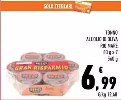 Rio Mare - Tonno All'Olio Di Oliva