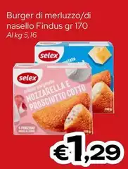 Findus - Burger Di Merluzzo/ Di Nasello