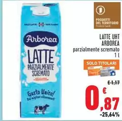 Arborea - Latte UHT