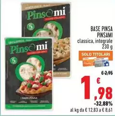 Pinsami - Base Pinsa