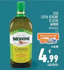 Monini - Olio Extra Vergine Di Oliva Monini - Olio Extra Vergine Di Oliva
