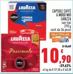 Lavazza - Capsule Caffè A Modo Mio
