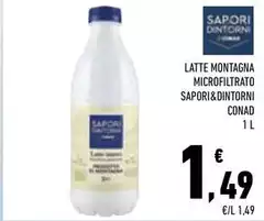 Sapori - Latte Montagna Microfiltrato &Dintorni