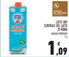 Trentina latte - Latte UHT Centrale Del Latte Di Roma