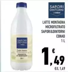 Sapori - Latte Montagna Microfiltrato &Dintorni Sapori - Latte Montagna Microfiltrato &Dintorni