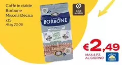 Caffe borbone - Caffè In Cialde Miscela Decisa Caffe borbone - Caffè In Cialde Miscela Decisa