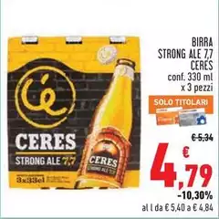 Ceres - Birra Strong Ale 7,7