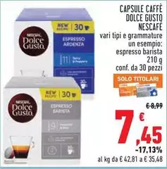 Nescafé - Capsule Caffè Dolce Gusto
