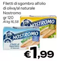 Nostromo - Filetti Di Sgombro All'Olio Di Oliva/Al Naturale