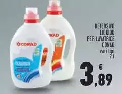 Conad - Detersivo Liquido Per Lavatrice