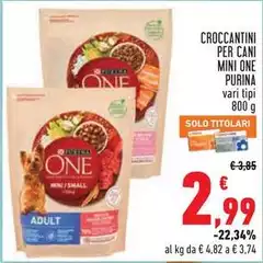 Purina - Croccantini Per Cani Mini One