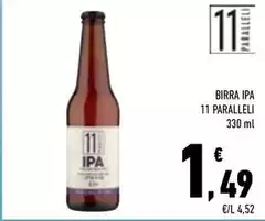 11 Paralleli - Birra Ipa 11 Paralleli - Birra Ipa