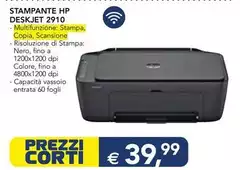 HP - Stampante DeskJet 2910