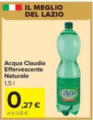Claudia - Acqua Effervescente Naturale