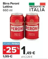 Peroni - Birra Lattina