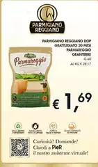 Parmareggio - Parmigiano Reggiano DOP Grattugiato 30 Mesi