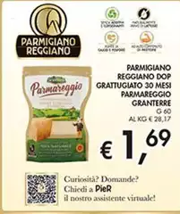 Reggiano - Parmigiano  DOP Grattugiato 30 Mesi