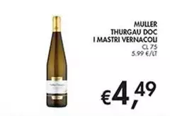 Mastri vernacoli - Muller Thurgau DOC