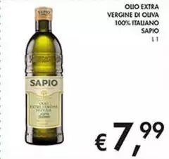 Sapio - Olio Extra Vergine Di Oliva 100% Italiano